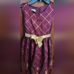 GIRLS Fancy Christmas Dress size 10